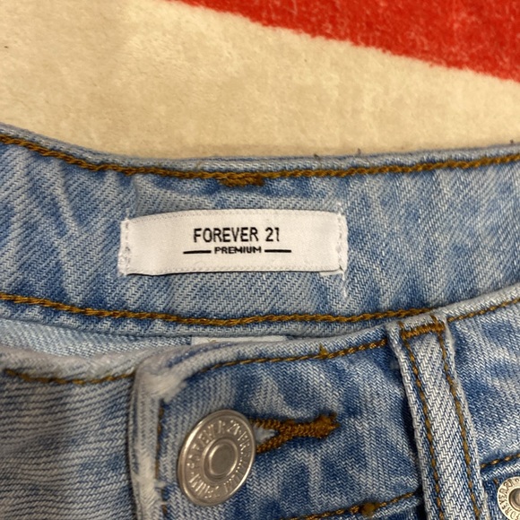 3/$10 Forever 21 Distressed Denim Shorts 27 shredded - Picture 2 of 6